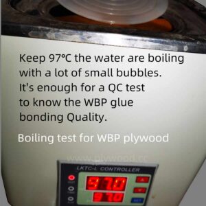 Test WBP glue bonding quality