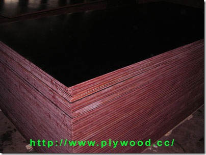 Black Film Faced Plywood (used as Concrete Form / Formwork)
