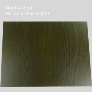 Black Walnut Melamine Faced MDF