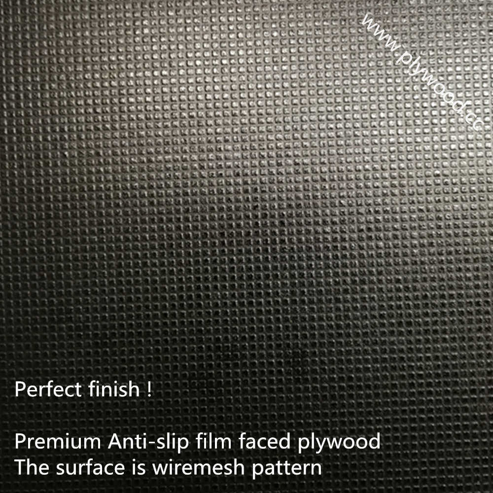 Wire mesh film faced plywood