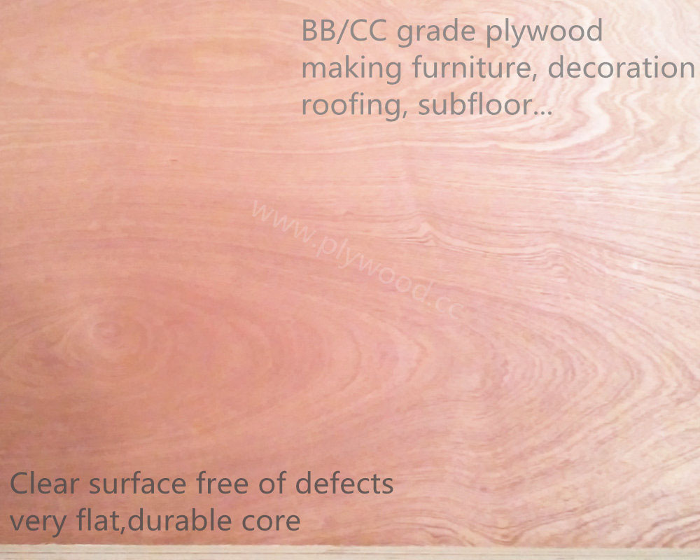 BB/CC grade plywood